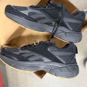 Reebok Black and Dark Gray Athletic Shoes